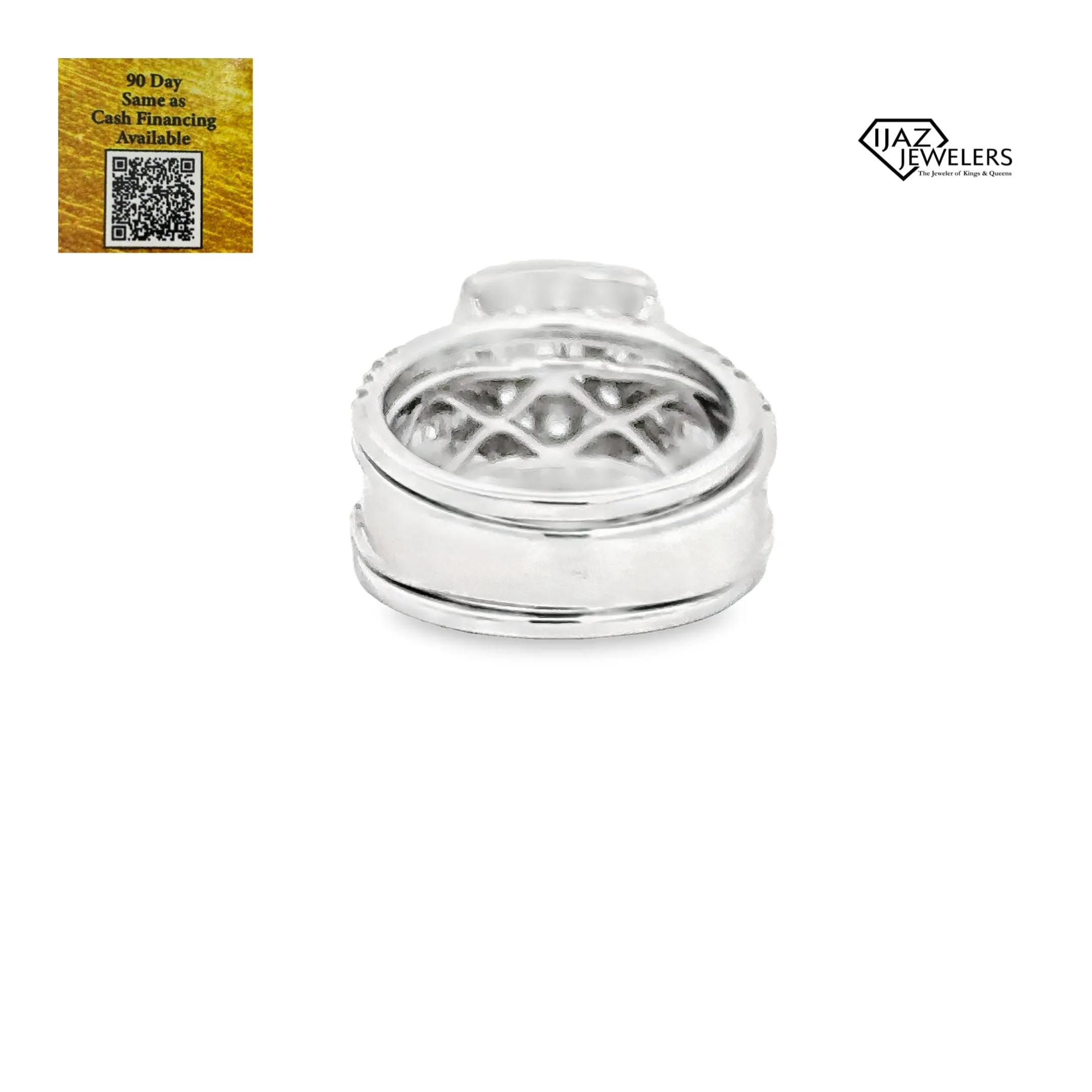 14K White Gold 2.52 CTW Diamond Ladies Wedding Set