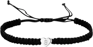 Bracelet for Women Gift Bracelets Bangles Jewelry Personalized 26 Initial Bracelet Copper Heart Letter Woven Bracelet Dainty Heart Charm Bracelet Woven Chain- Boy Bracelets Father Mother (S, One Size)