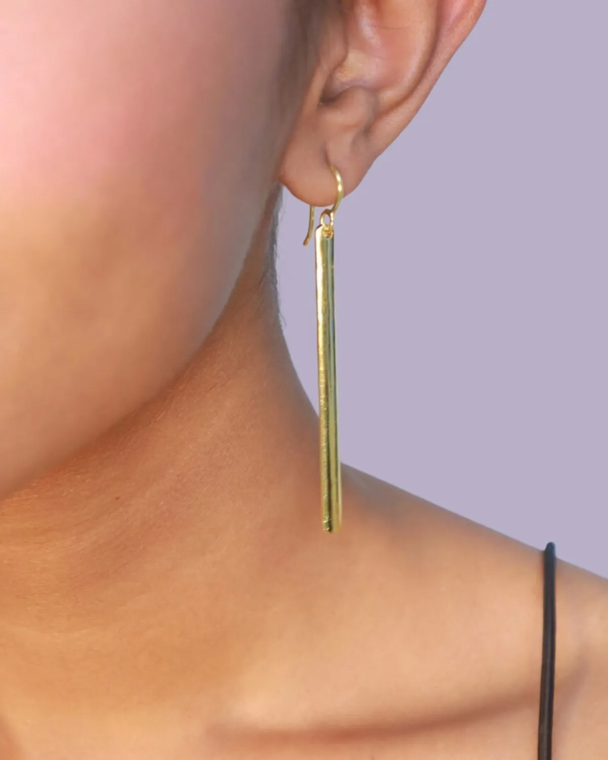Brass - Drop Earrings