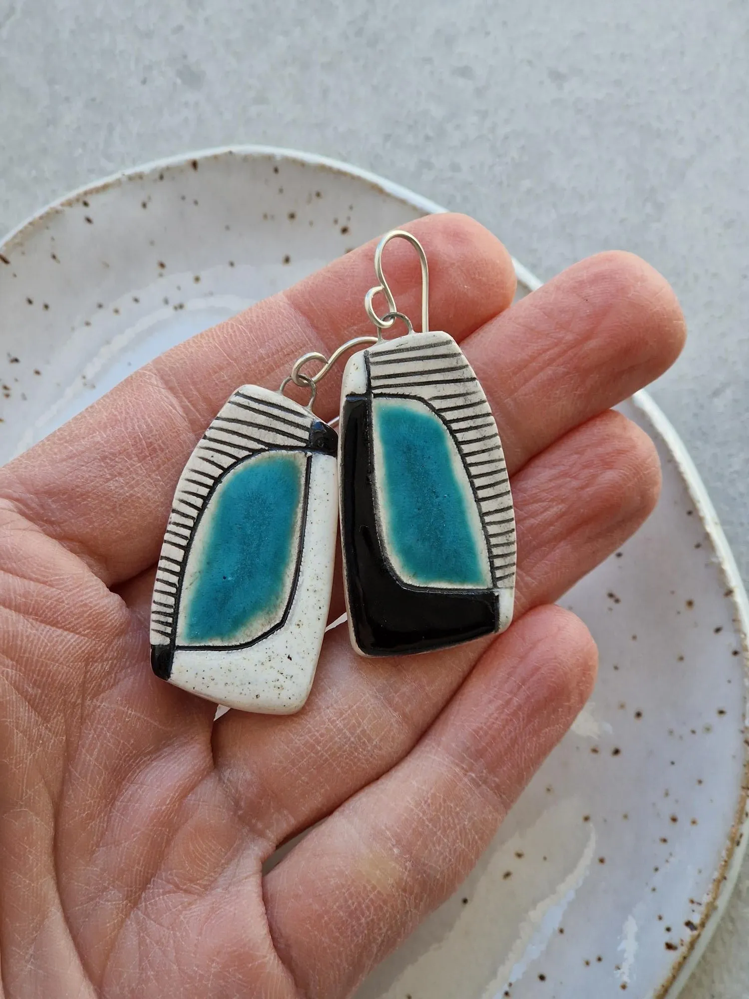 Geometric earrings No. 22