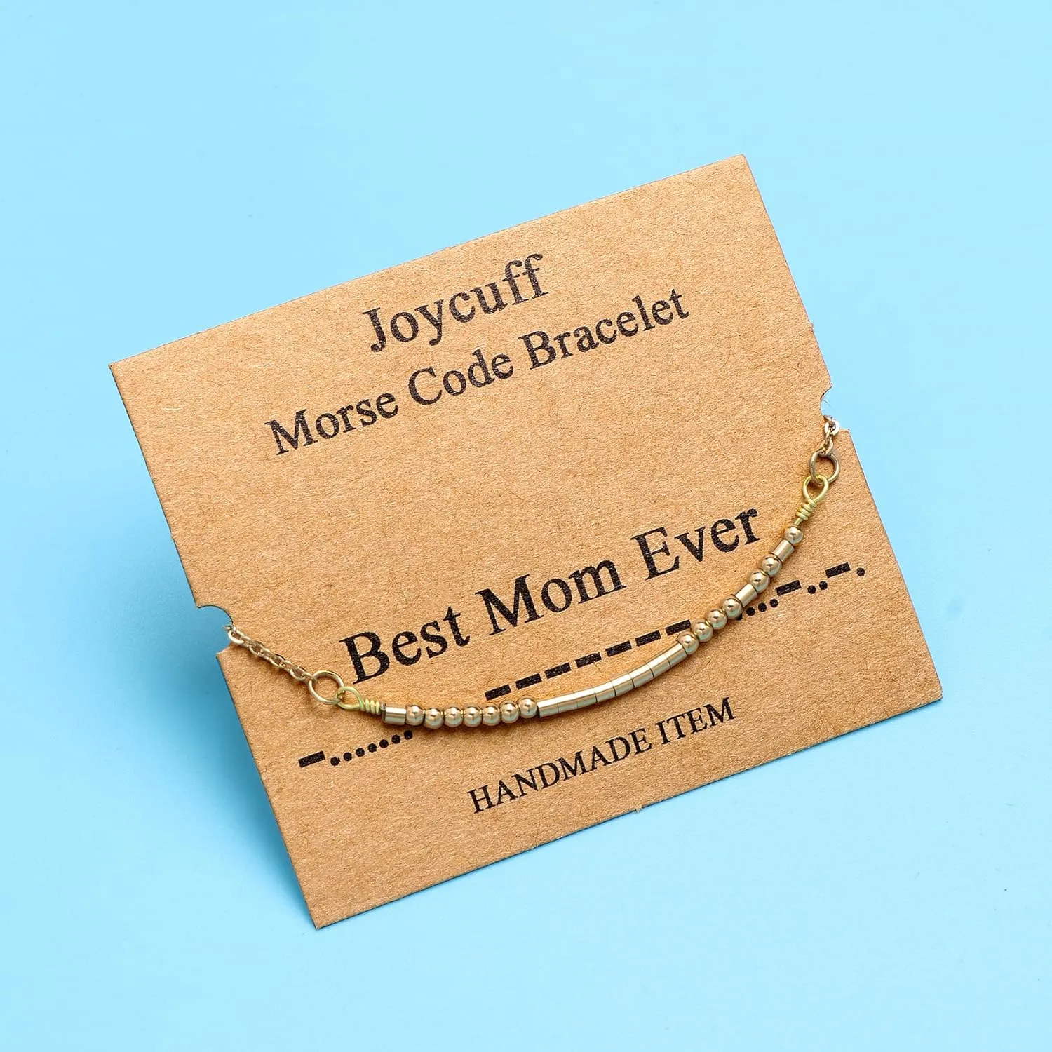 JoycuFF Morse Code Bracelets Gifts for Women Teen Girls, Inspirational Secret Message Bracelet for Women, Fashion Encouragement Ideas Gifts for Daughter Sister Mom Friends