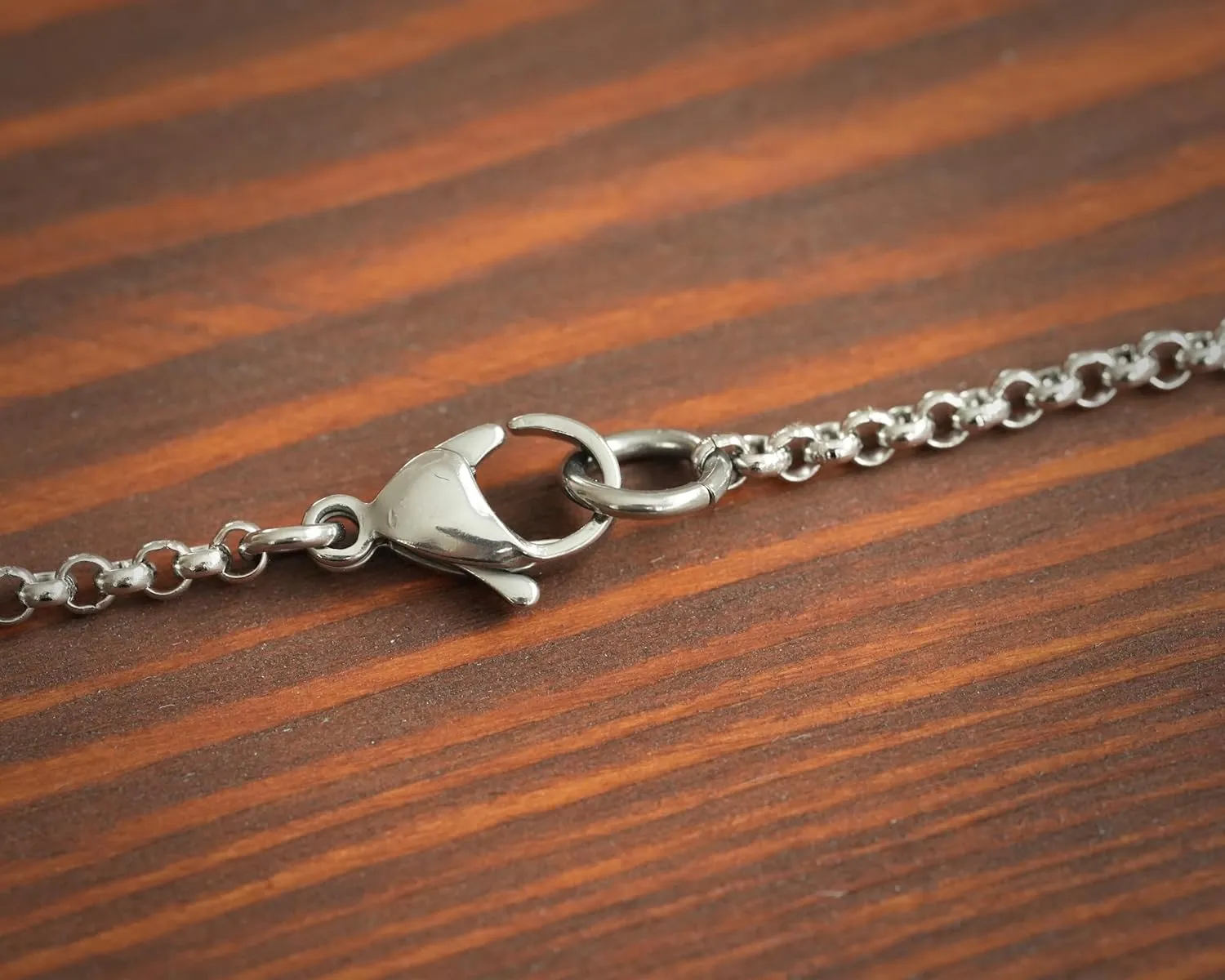Judgement Chain Necklace Pendant Jewelry H x H Charm Small (sterling-silver)