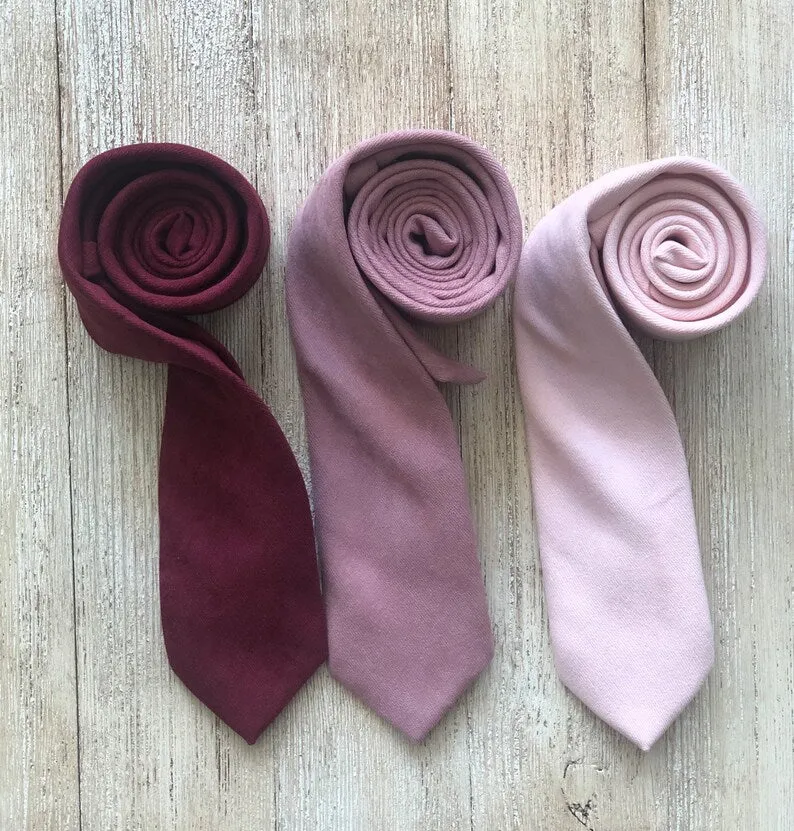 Light Pink Cotton Bow Tie