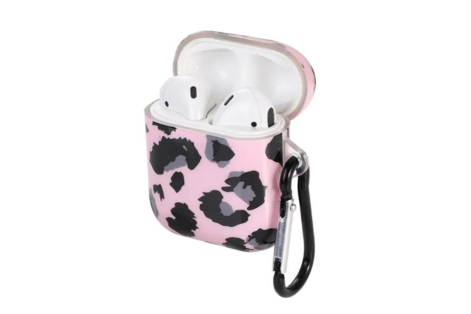 Pink Leopard AirPod Holder
