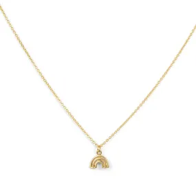 Rainbow Pendant Necklace