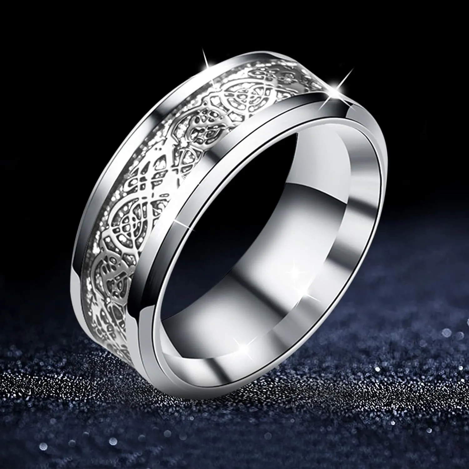 Titanium Steel Wedding Bands for Women,Steel Stainless Stackable Engagement Marriage Ring Anniversary Promise Bridal Ring Set