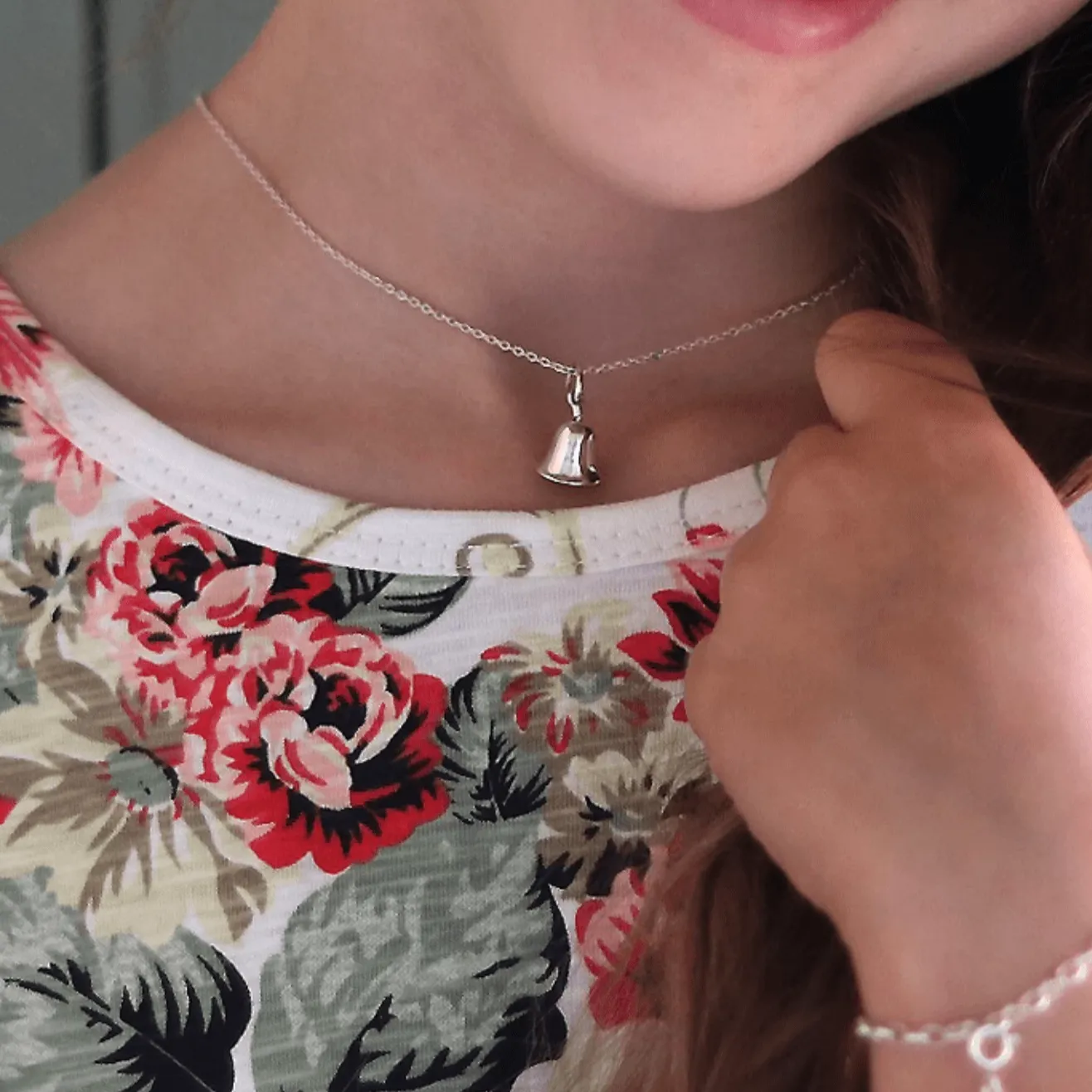 Twinkle Bell Pendant - Sterling Silver